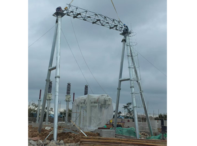 变电站钢管构架